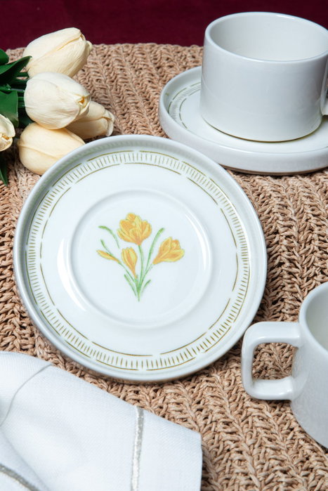 Hermia Mimoza Juego de tazas de té de 4 piezas Multicolor